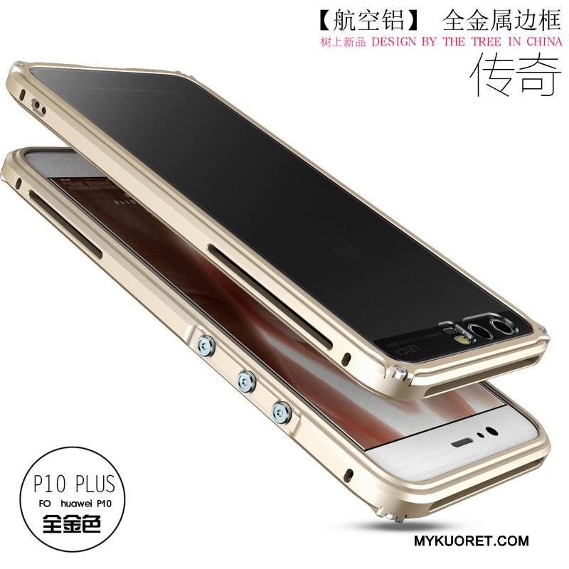 Kuori Huawei P10 Plus Laukut Murtumaton Uusi, Kotelo Huawei P10 Plus Suojaus Kehys Punainen