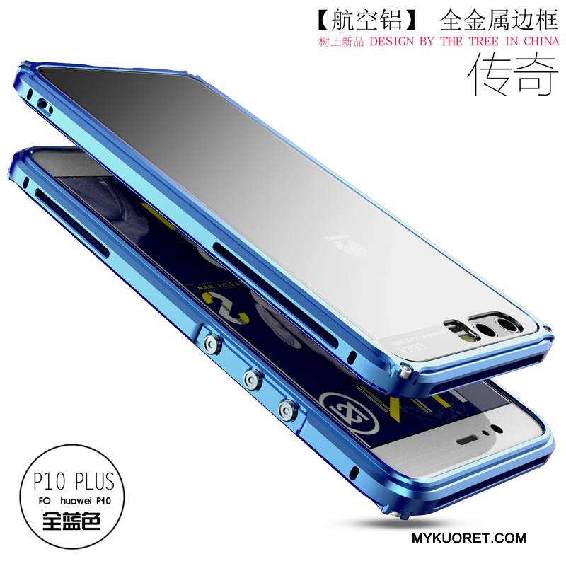 Kuori Huawei P10 Plus Laukut Murtumaton Uusi, Kotelo Huawei P10 Plus Suojaus Kehys Punainen