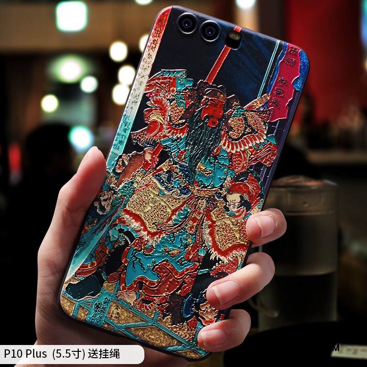 Kuori Huawei P10 Plus Laukut Puhelimen Kuoret Murtumaton, Kotelo Huawei P10 Plus Monivärinen Ohut Pesty Suede