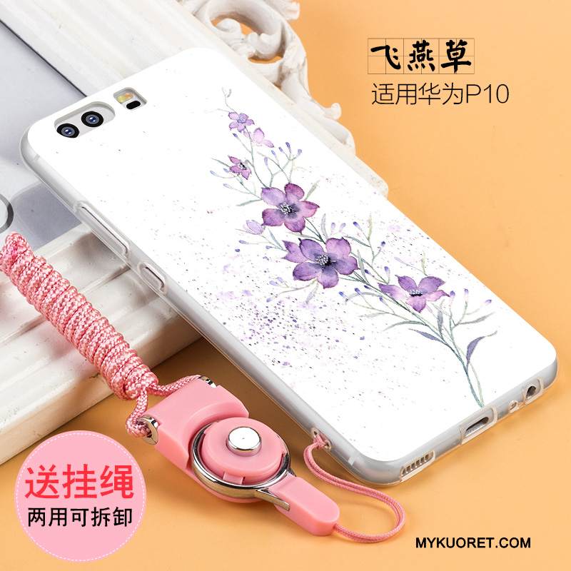Kuori Huawei P10 Plus Luova Murtumaton Puhelimen Kuoret, Kotelo Huawei P10 Plus Silikoni Vaaleansininen Persoonallisuus