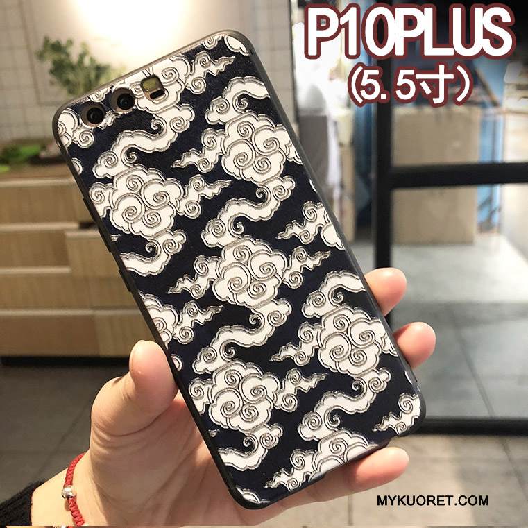 Kuori Huawei P10 Plus Luova Trendi Toteemi, Kotelo Huawei P10 Plus Monivärinen Persoonallisuus Lohikäärme