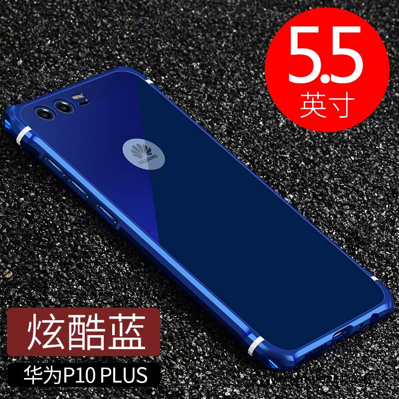 Kuori Huawei P10 Plus Metalli Murtumaton Musta, Kotelo Huawei P10 Plus Monivärinen Takakansi Trendi