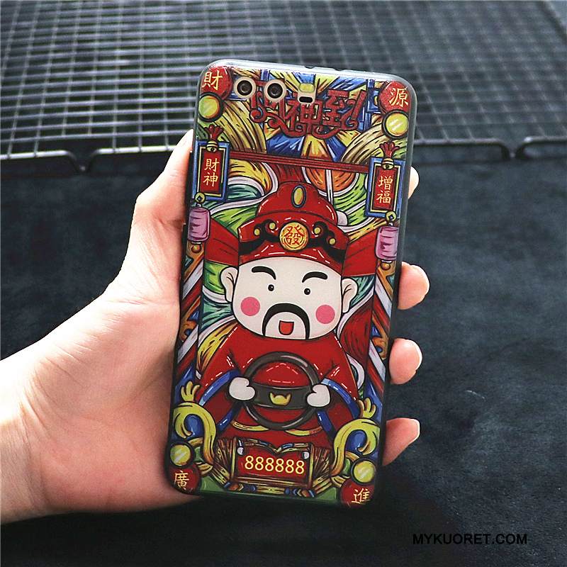 Kuori Huawei P10 Plus Monivärinen Persoonallisuus Rikkauden Jumala, Kotelo Huawei P10 Plus Luova Puhelimen Kuoret