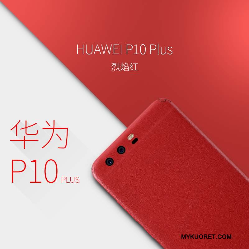 Kuori Huawei P10 Plus Nahka Kalvo Ohut, Kotelo Huawei P10 Plus Suojaus Puhelimen Kuoret Ultra