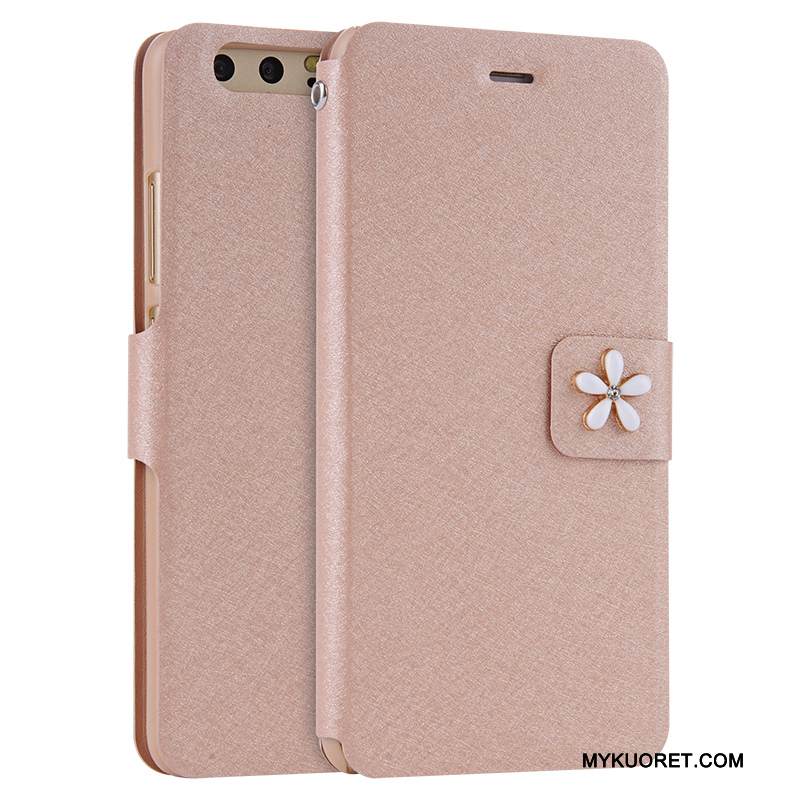 Kuori Huawei P10 Plus Nahka Murtumaton Puhelimen Kuoret, Kotelo Huawei P10 Plus Laukut Punainen