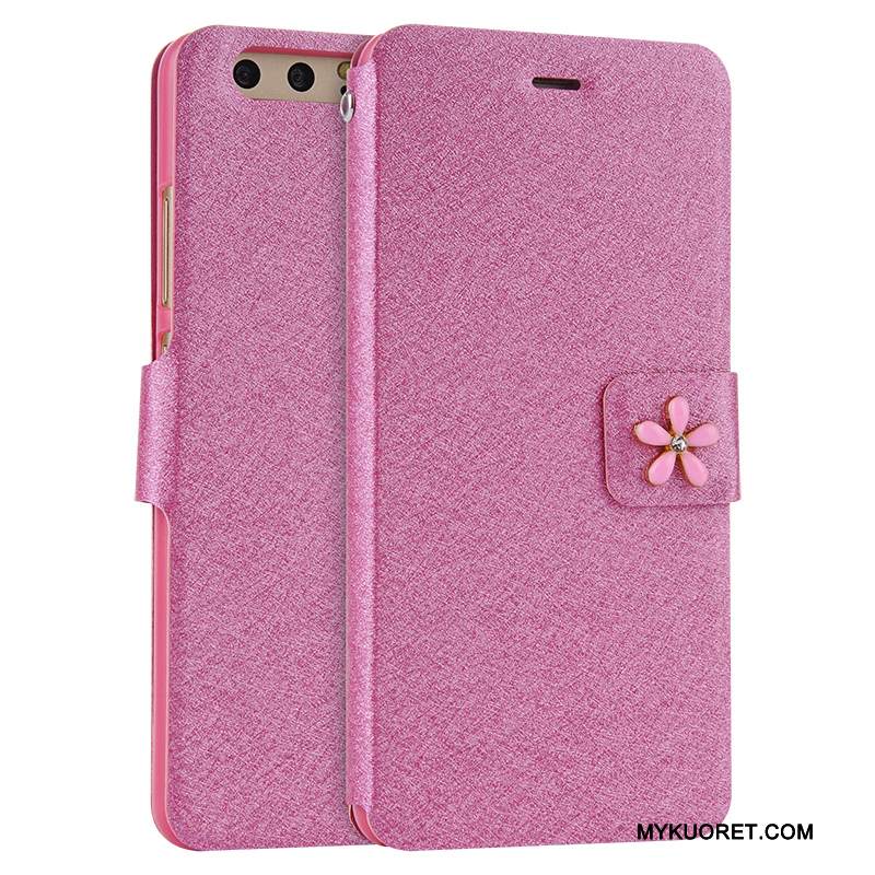 Kuori Huawei P10 Plus Nahka Murtumaton Puhelimen Kuoret, Kotelo Huawei P10 Plus Laukut Punainen