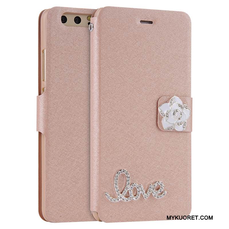 Kuori Huawei P10 Plus Nahka Murtumaton Puhelimen Kuoret, Kotelo Huawei P10 Plus Laukut Punainen