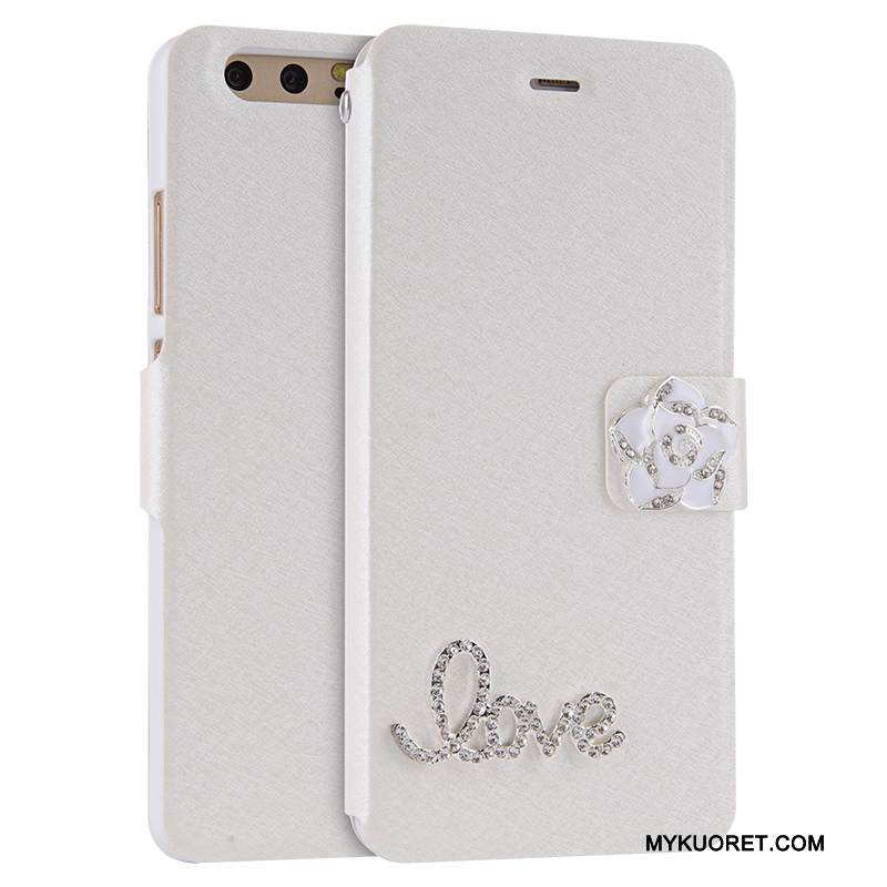 Kuori Huawei P10 Plus Nahka Murtumaton Puhelimen Kuoret, Kotelo Huawei P10 Plus Laukut Punainen