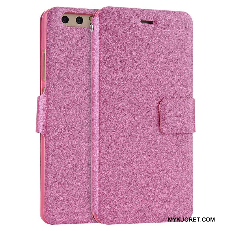 Kuori Huawei P10 Plus Nahka Murtumaton Puhelimen Kuoret, Kotelo Huawei P10 Plus Laukut Punainen