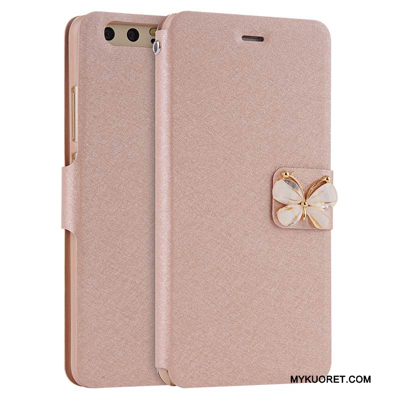 Kuori Huawei P10 Plus Nahka Murtumaton Puhelimen Kuoret, Kotelo Huawei P10 Plus Laukut Punainen
