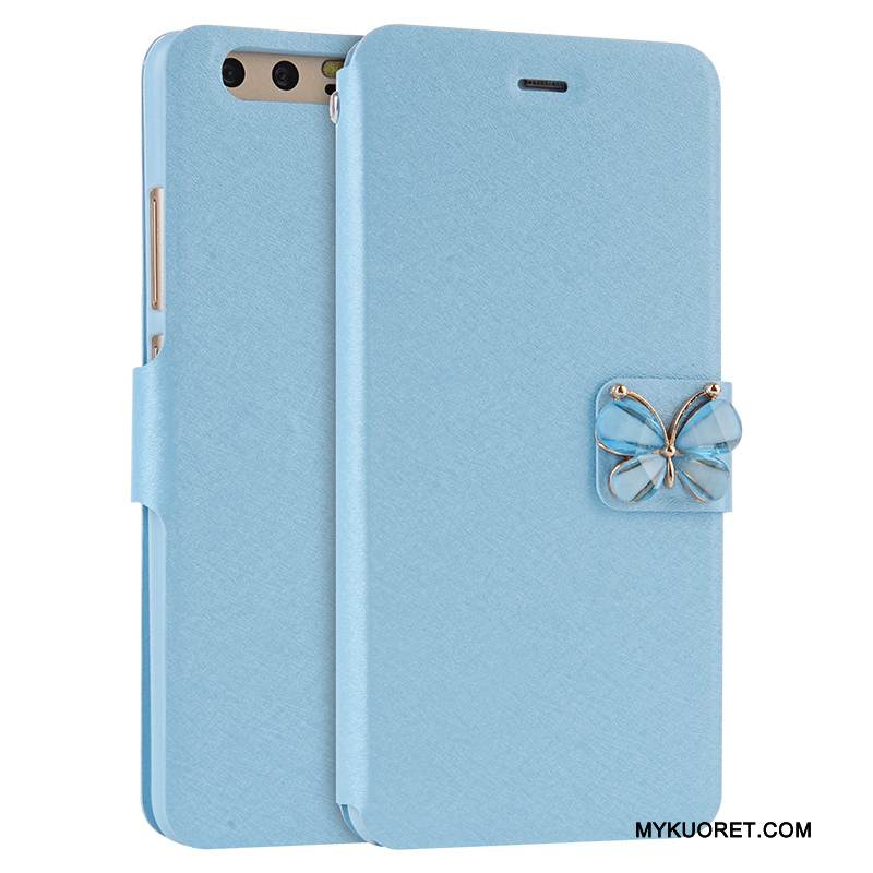 Kuori Huawei P10 Plus Nahka Murtumaton Puhelimen Kuoret, Kotelo Huawei P10 Plus Laukut Punainen