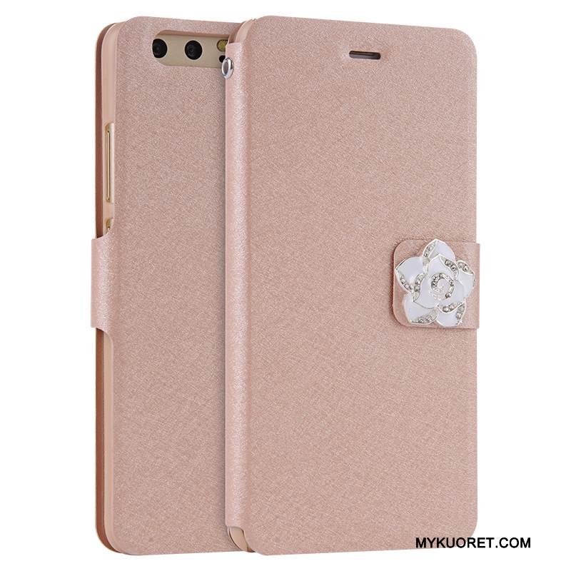 Kuori Huawei P10 Plus Nahka Murtumaton Puhelimen Kuoret, Kotelo Huawei P10 Plus Laukut Punainen