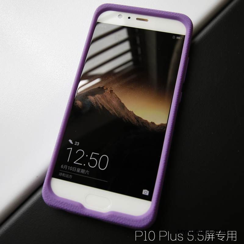 Kuori Huawei P10 Plus Nahka Murtumaton Punainen, Kotelo Huawei P10 Plus Laukut Kukkakuvio Puhelimen Kuoret