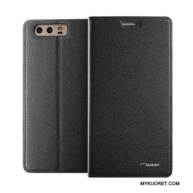 Kuori Huawei P10 Plus Nahka Punainen Liiketoiminta, Kotelo Huawei P10 Plus Suojaus Eurooppa Murtumaton