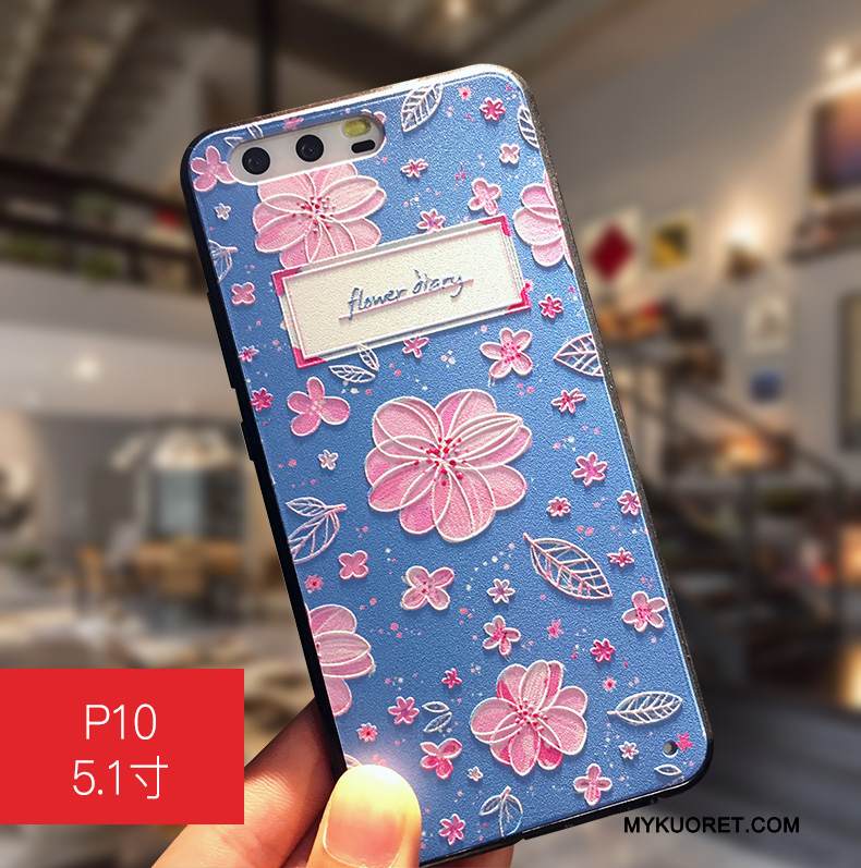 Kuori Huawei P10 Plus Pehmeä Neste Kova Ripustettavat Koristeet, Kotelo Huawei P10 Plus Suojaus Puhelimen Kuoret Murtumaton