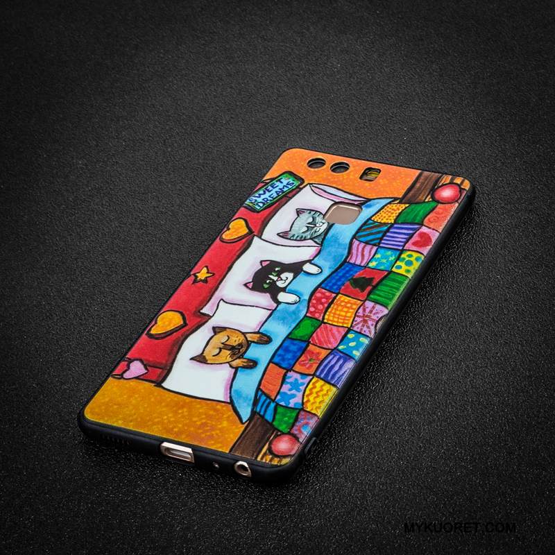 Kuori Huawei P10 Plus Pehmeä Neste Persoonallisuus Puhelimen Kuoret, Kotelo Huawei P10 Plus Monivärinen Murtumaton Koira