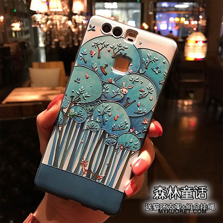 Kuori Huawei P10 Plus Pehmeä Neste Pesty Suede Puhelimen Kuoret, Kotelo Huawei P10 Plus Kohokuviointi Musta Sininen