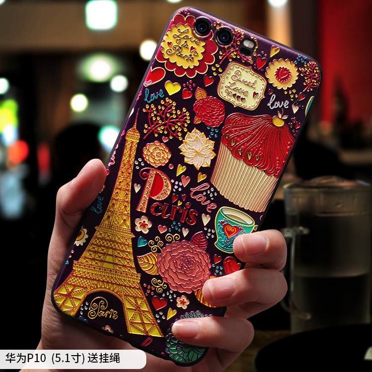 Kuori Huawei P10 Plus Pehmeä Neste Pesty Suede Trendi, Kotelo Huawei P10 Plus Laukut Sininen Puhelimen Kuoret