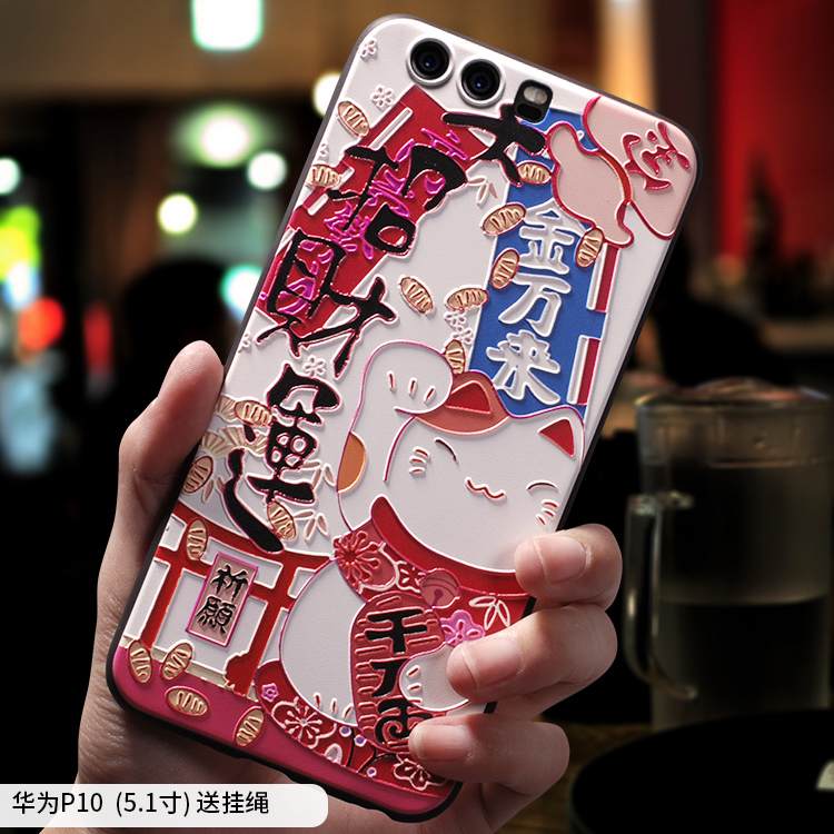 Kuori Huawei P10 Plus Pehmeä Neste Pesty Suede Trendi, Kotelo Huawei P10 Plus Laukut Sininen Puhelimen Kuoret