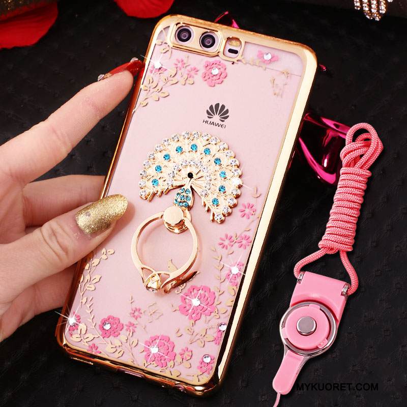 Kuori Huawei P10 Plus Pehmeä Neste Pu Ripustettavat Koristeet, Kotelo Huawei P10 Plus Laukut Puhelimen Kuoret Jauhe