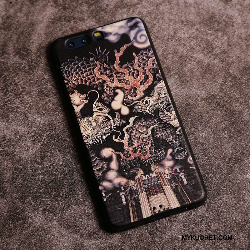 Kuori Huawei P10 Plus Pehmeä Neste Trendi Persoonallisuus, Kotelo Huawei P10 Plus Laukut Murtumaton Pesty Suede