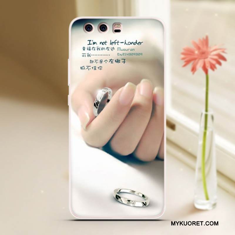 Kuori Huawei P10 Plus Sarjakuva Persoonallisuus Sininen, Kotelo Huawei P10 Plus Silikoni Puhelimen Kuoret Viileä