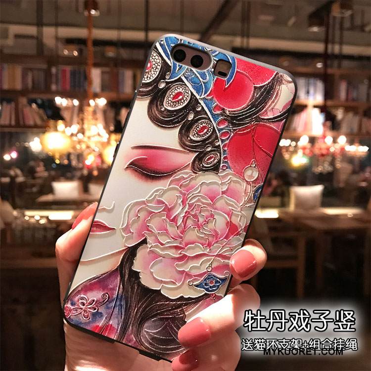 Kuori Huawei P10 Plus Silikoni Jauhe Sininen, Kotelo Huawei P10 Plus Ripustettavat Koristeet Puhelimen Kuoret