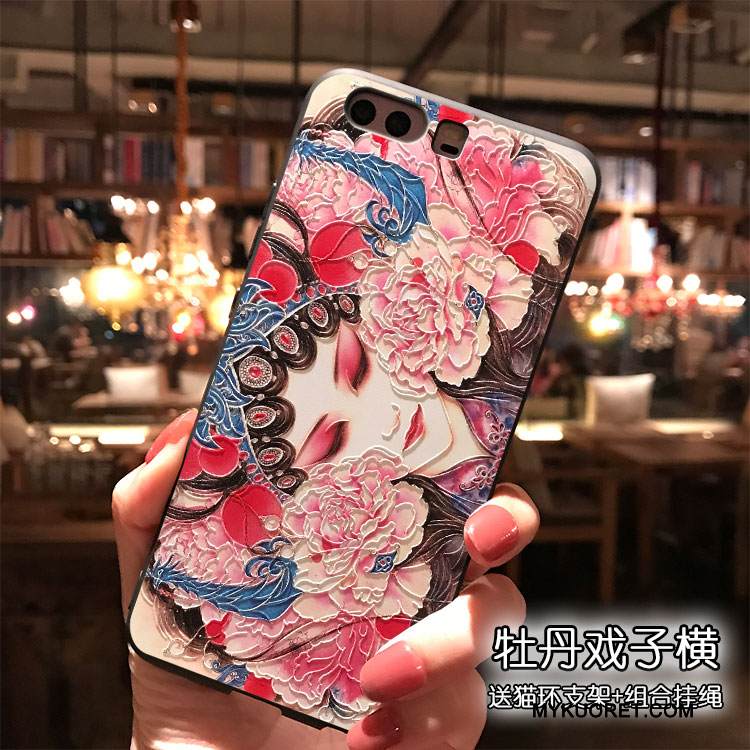 Kuori Huawei P10 Plus Silikoni Jauhe Sininen, Kotelo Huawei P10 Plus Ripustettavat Koristeet Puhelimen Kuoret