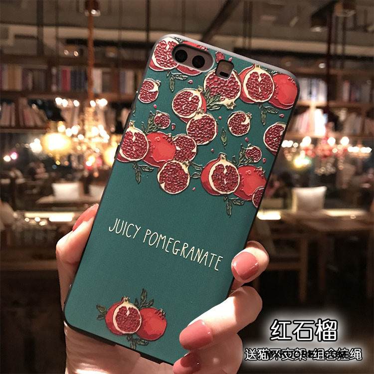 Kuori Huawei P10 Plus Silikoni Kiinalainen Tyyli Sininen, Kotelo Huawei P10 Plus Ripustettavat Koristeet Puhelimen Kuoret