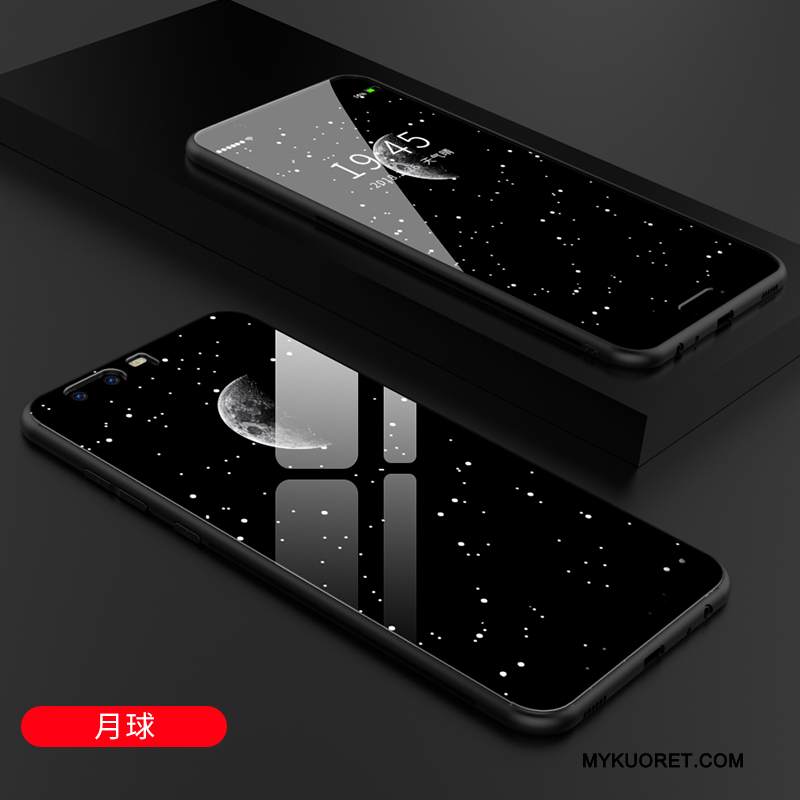 Kuori Huawei P10 Plus Silikoni Lasi Murtumaton, Kotelo Huawei P10 Plus Laukut Puhelimen Kuoret Musta