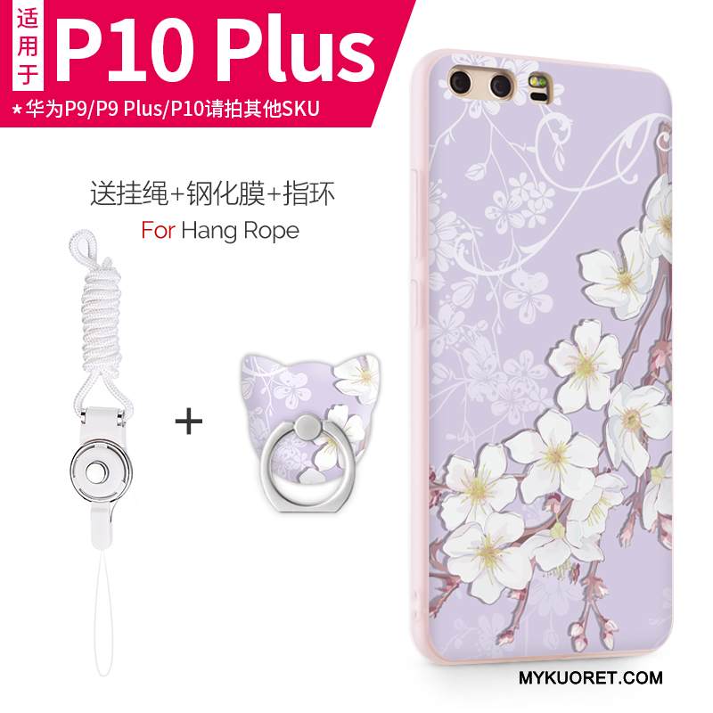 Kuori Huawei P10 Plus Silikoni Ohut Vaalean, Kotelo Huawei P10 Plus Laukut Puhelimen Kuoret Ultra