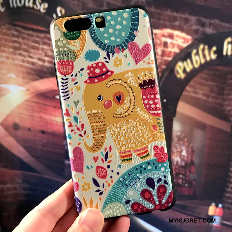 Kuori Huawei P10 Plus Silikoni Persoonallisuus Murtumaton, Kotelo Huawei P10 Plus Pehmeä Neste Puhelimen Kuoret