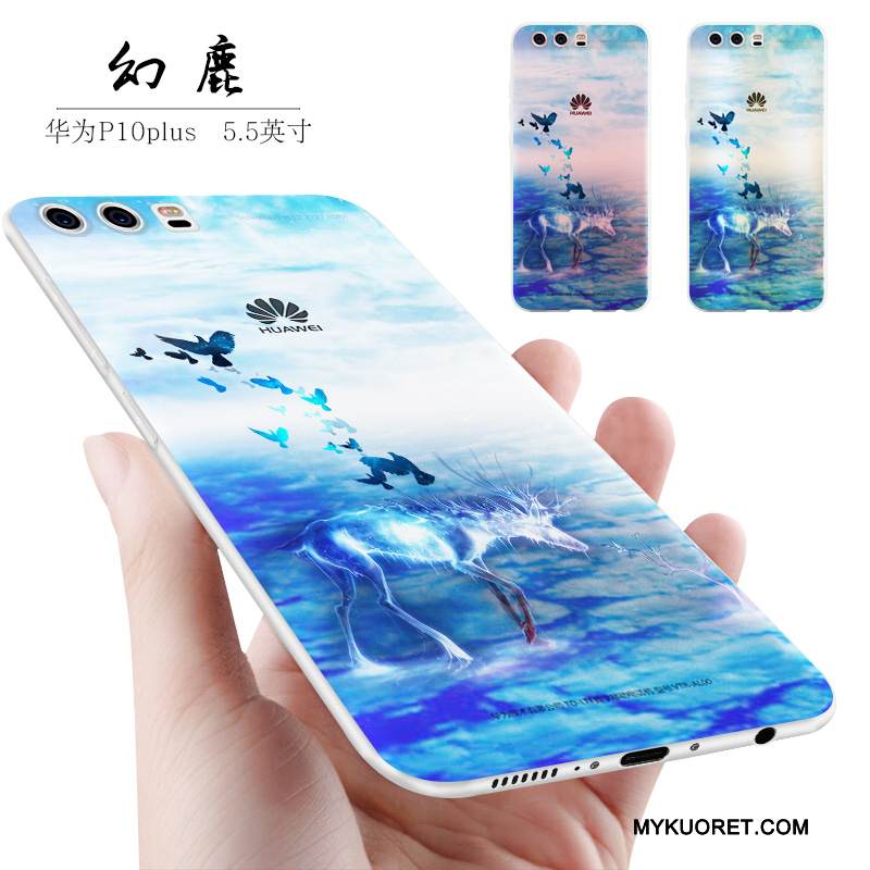 Kuori Huawei P10 Plus Silikoni Pesty Suede Keltainen, Kotelo Huawei P10 Plus Laukut Puhelimen Kuoret Murtumaton