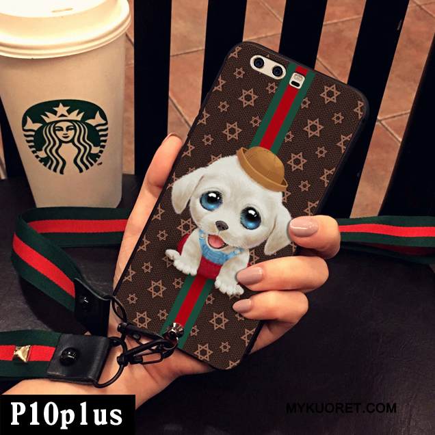 Kuori Huawei P10 Plus Silikoni Puhelimen Kuoret Persoonallisuus, Kotelo Huawei P10 Plus Laukut Kova Kissa