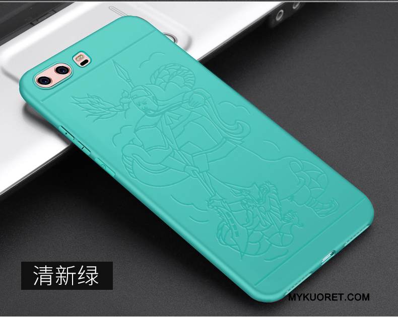 Kuori Huawei P10 Plus Silikoni Puhelimen Kuoret Trendi, Kotelo Huawei P10 Plus Pehmeä Neste Persoonallisuus Murtumaton