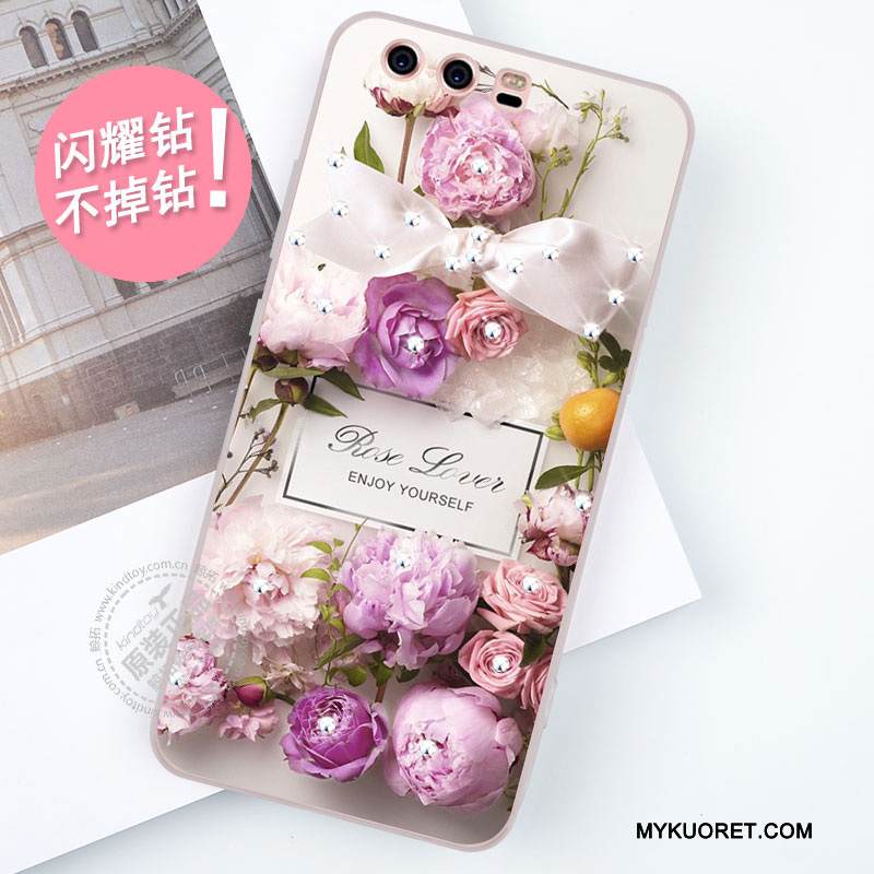 Kuori Huawei P10 Plus Silikoni Trendi Violetti, Kotelo Huawei P10 Plus Suojaus Puhelimen Kuoret Murtumaton