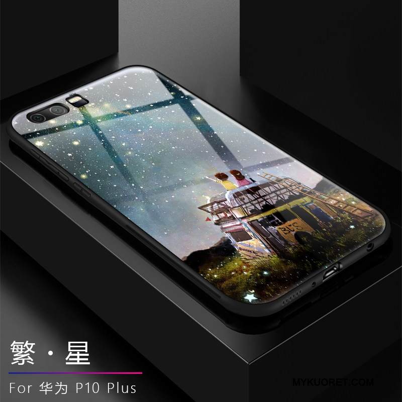Kuori Huawei P10 Plus Silikoni Uusi Lasi, Kotelo Huawei P10 Plus Laukut Persoonallisuus Tide-brändi