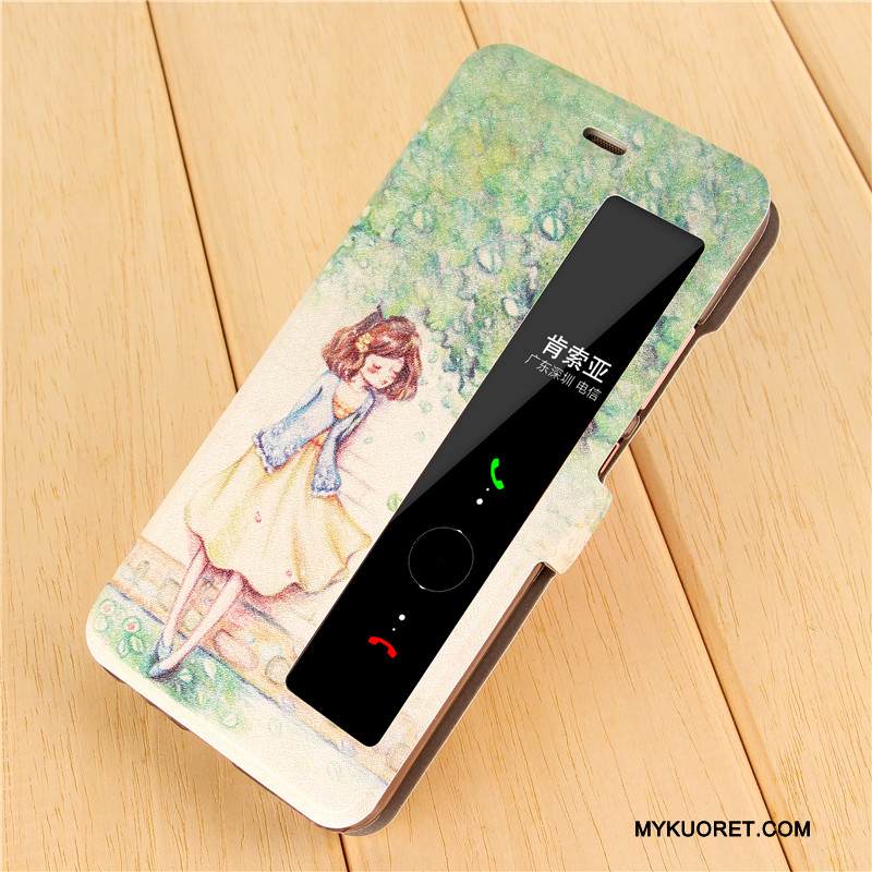 Kuori Huawei P10 Plus Suojaus Jauhe Murtumaton, Kotelo Huawei P10 Plus Nahka Super Söpö Puhelimen Kuoret