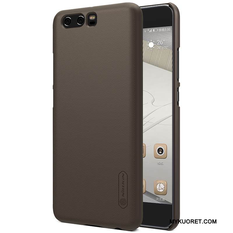 Kuori Huawei P10 Plus Suojaus Murtumaton Kulta, Kotelo Huawei P10 Plus Kova Pesty Suede