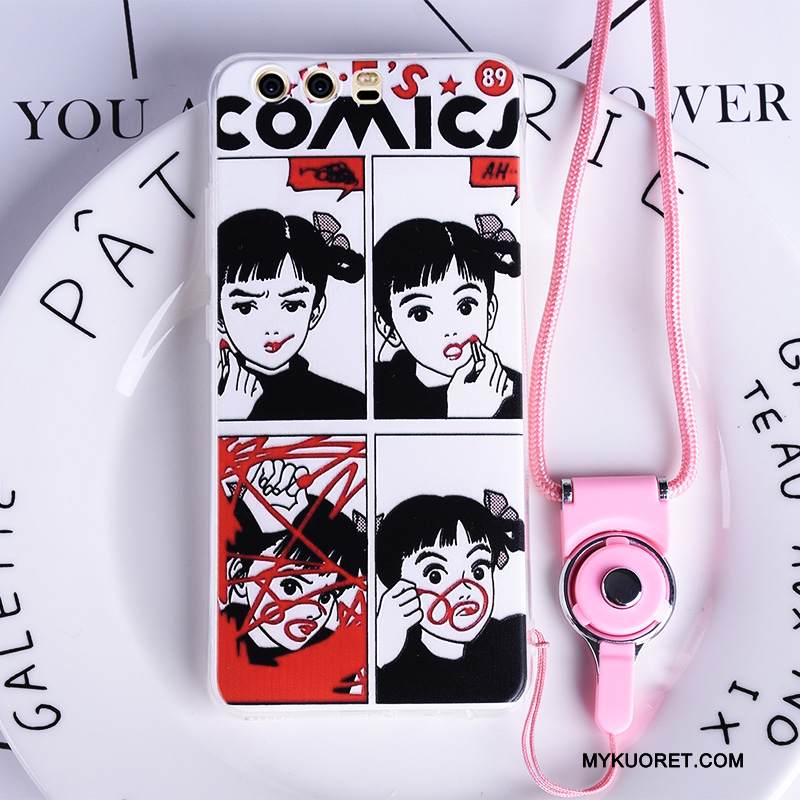 Kuori Huawei P10 Plus Suojaus Persoonallisuus Murtumaton, Kotelo Huawei P10 Plus Monivärinen Puhelimen Kuoret Ripustettavat Koristeet