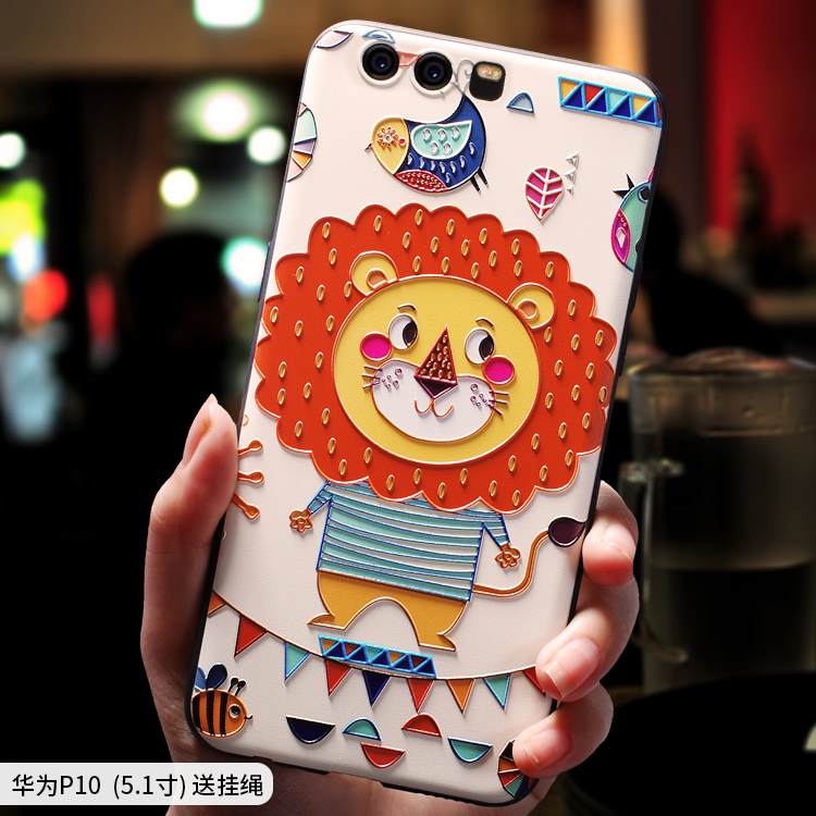 Kuori Huawei P10 Plus Suojaus Persoonallisuus Puhelimen Kuoret, Kotelo Huawei P10 Plus Sarjakuva Jauhe Ihana