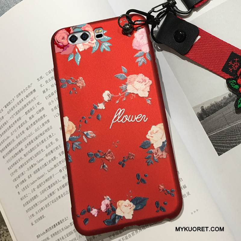 Kuori Huawei P10 Plus Suojaus Puhelimen Kuoret Pesty Suede, Kotelo Huawei P10 Plus Silikoni Musta Murtumaton