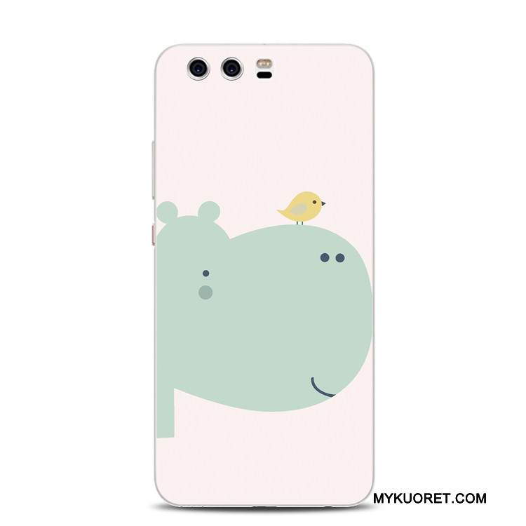 Kuori Huawei P10 Plus Tuki Kissa Vaaleansininen, Kotelo Huawei P10 Plus Silikoni Puhelimen Kuoret Harmaa