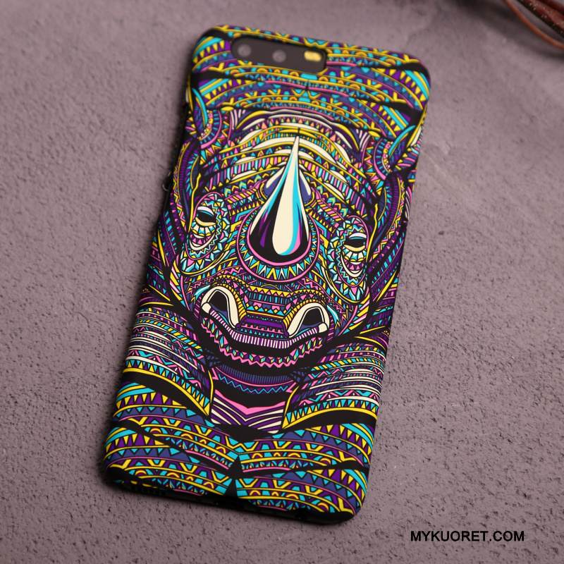 Kuori Huawei P10 Sarjakuva Sininen Puhelimen Kuoret, Kotelo Huawei P10 Luova Tide-brändi Eläin