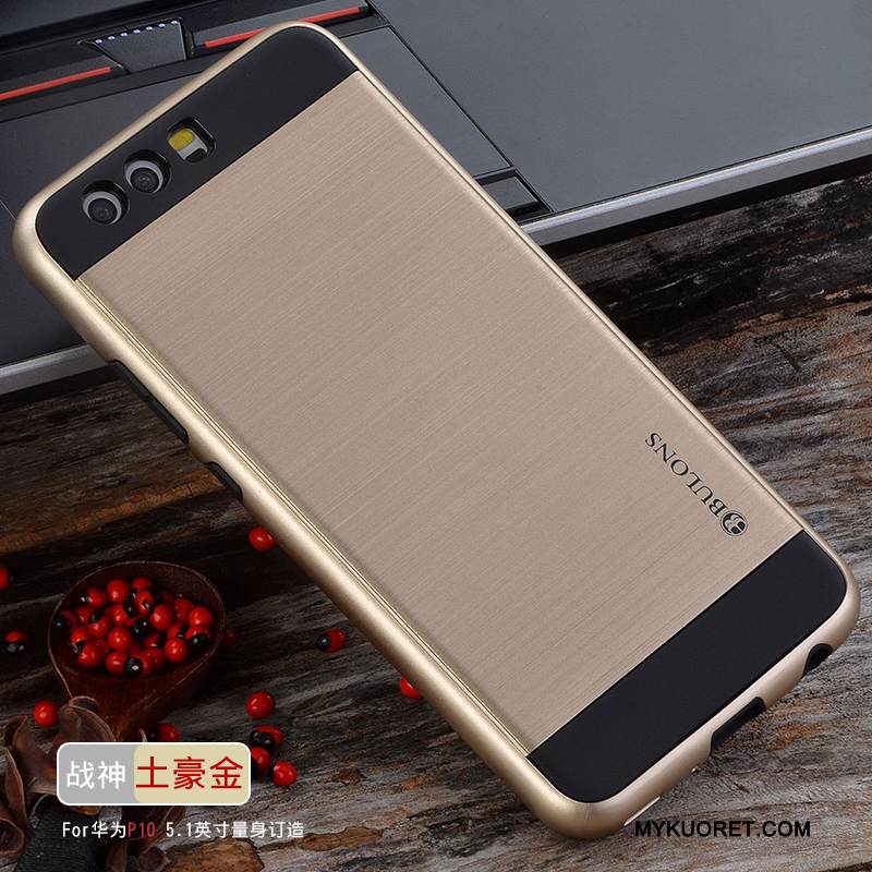 Kuori Huawei P10 Silikoni Hopea Puhelimen Kuoret, Kotelo Huawei P10 Laukut Harmaa Murtumaton