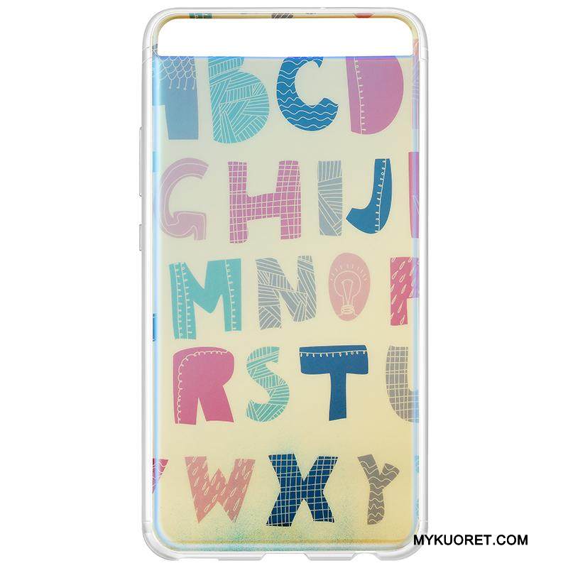 Kuori Huawei P10 Silikoni Värikäs Puhelimen Kuoret, Kotelo Huawei P10 Pehmeä Neste Ohut Murtumaton