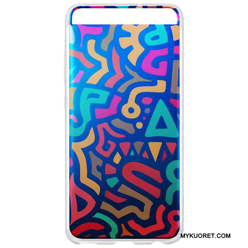 Kuori Huawei P10 Silikoni Värikäs Puhelimen Kuoret, Kotelo Huawei P10 Pehmeä Neste Ohut Murtumaton