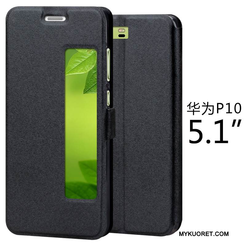 Kuori Huawei P10 Suojaus Puhelimen Kuoret Murtumaton, Kotelo Huawei P10 Nahka Punainen