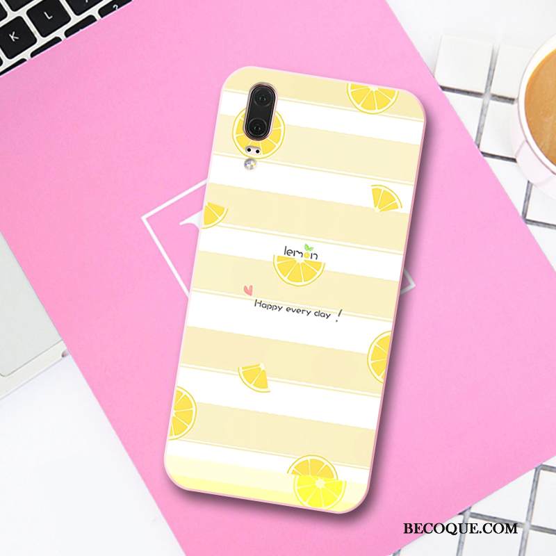 Kuori Huawei P20 Kohokuviointi Pieni Puhelimen Kuoret, Kotelo Huawei P20 Sarjakuva Trendi Kustannukset
