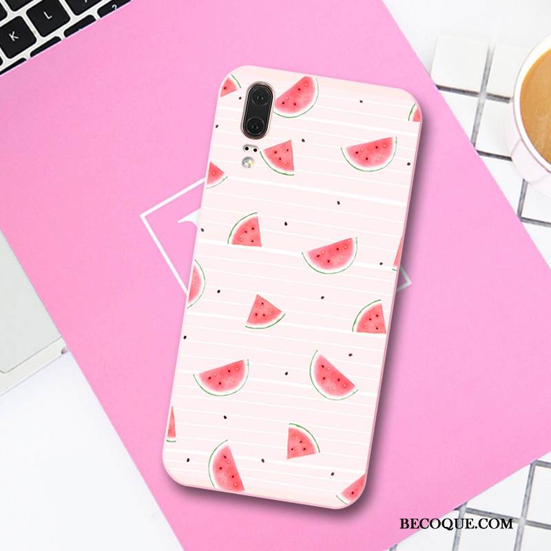 Kuori Huawei P20 Kohokuviointi Pieni Puhelimen Kuoret, Kotelo Huawei P20 Sarjakuva Trendi Kustannukset